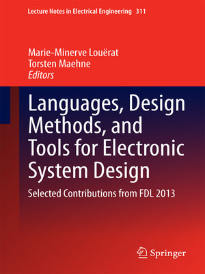 cover image of Languages, Design Methods, and Tools for Electronic System Design